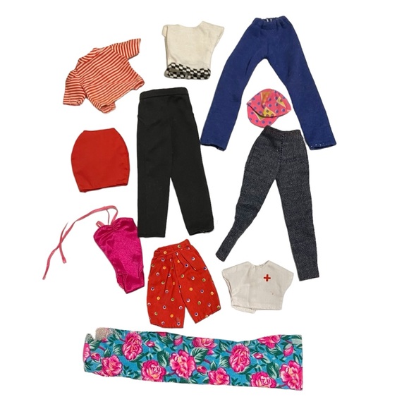 Vintage Barbie & Ken Doll Clothes Lot of 12 - Picture 1 of 10